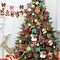 60pcs Mini Ribbon Bows with Pearl Flower Appliques – DIY Craft Supplies for Sewing, Scrapbooking, Wedding, Gift, and Christmas Decorations (Red & Green Plaid)